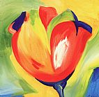 Alfred Gockel Riotous Tulips IV painting